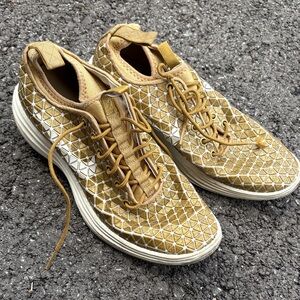 Nike Women's Mustard Yellow Athletic Sneakers